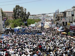 احتجاج كبير في جنوب اليمن بمناسبة الذكرى السنوية لبداية الحرب الأهلية